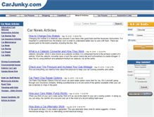 Tablet Screenshot of news.carjunky.com